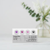 Hunde wachsen Visitenkarten Visitenkarte (Stehend Vorderseite)