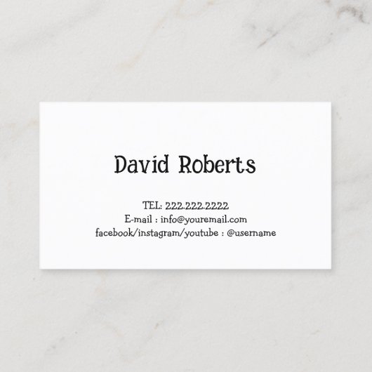 Hunde Walker Haustier Sitzen glücklicher Hund, der Visitenkarte (Rückseite)