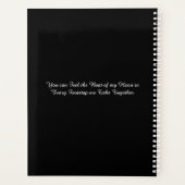 Hunde Walker Herbst bleibt blau Planer (Rückseite)