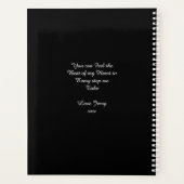 Hunde Walker Herbst bleibt schwarz Planer (Rückseite)