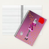 Hunde Walker Herbstleaves Notizblock (Innen)