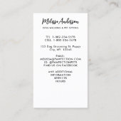 Hunde Walker Pet Care Welpe Labor Retriever Visitenkarte (Rückseite)