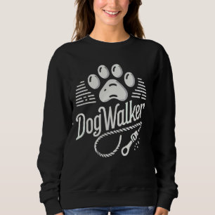 Hunde Walker Pet Services Hundeschlittenfahrbahn Sweatshirt