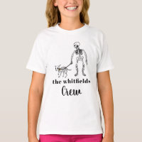 Hunde Walker Skeleton Halloween Familie Matching