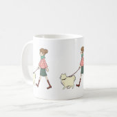 Hunde Walker-Tasse Kaffeetasse (Vorderseite Links)
