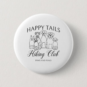 Hunde-Wander-Abenteuerclub Berg Outdoors Männer Button