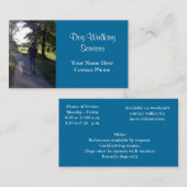 Hunde-Wander-Services-Visitenkarte Visitenkarte (Vorne/Hinten)