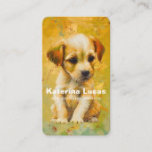Hunde-Wander-Services-Visitenkarte Visitenkarte (Vorderseite)