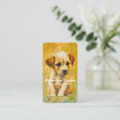 Hunde-Wander-Services-Visitenkarte Visitenkarte (Stehend Vorderseite)