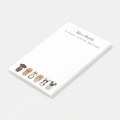 Hunde wandern, Haustiere sitzen, Hunde Boarding, e Post-it Klebezettel