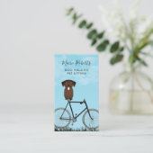 Hunde wandern, Haustiere sitzen, Katzen pflegen, B Visitenkarte (Stehend Vorderseite)