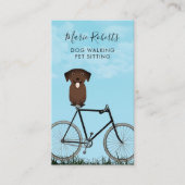 Hunde wandern, Haustiere sitzen, Katzen pflegen, B Visitenkarte (Vorderseite)