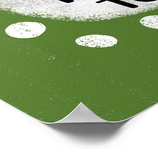 Hunde Warnposter Wall Art Poster (Ecke)