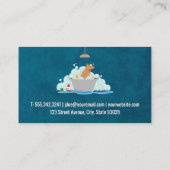 Hunde Wash | Pet Groomer | Tierdienste Visitenkarte (Rückseite)