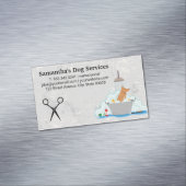 Hunde Wash | Schafe Magnetische Visitenkarte (Beispiel)