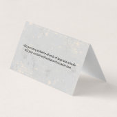 Hunde Wash | Schafe Visitenkarten (Rückseite)