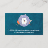 Hunde Wash | Tierbaumwerkzeuge Visitenkarte (Rückseite)