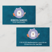 Hunde Wash | Tierbaumwerkzeuge Visitenkarte (Vorne/Hinten)