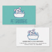 Hunde Wash | Tierdienste Visitenkarte (Vorne/Hinten)