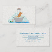 Hunde Wash Visitenkarte (Vorne/Hinten)