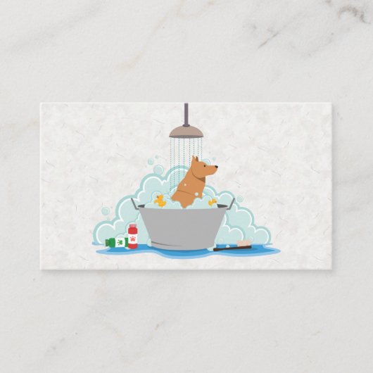 Hunde Wash Visitenkarte (Vorderseite)