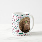Hunde Weihnachten Custom Haustier Foto Festgebäck Kaffeetasse (VorderseiteRechts)