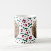 Hunde Weihnachten Custom Haustier Foto Festgebäck Kaffeetasse (Mittel)