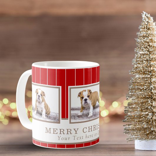 Hunde Weihnachten Personalisiert Begleiter 3 Foto  Kaffeetasse