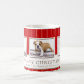 Hunde Weihnachten Personalisiert Begleiter 3 Foto  Kaffeetasse (Mittel)