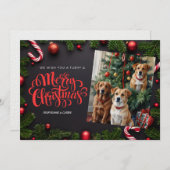 Hunde Weihnachten Weihnachten (Vorne/Hinten)