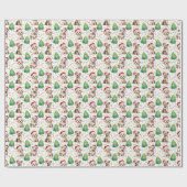 Hunde-Weihnachts-Geschenkpapier Geschenkpapier (Flach)