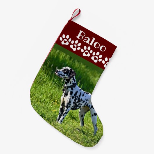 Hunde Weihnachts-Strumpf Foto Kleiner Weihnachtsstrumpf (Vorderansicht (hängend))
