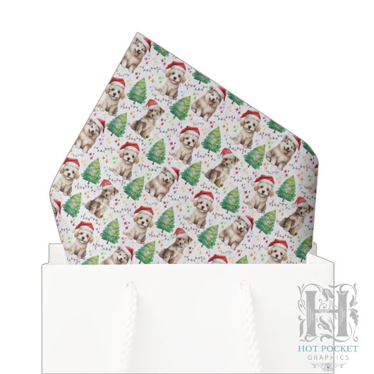 Hunde-Weihnachts-Tissue-Papier Seidenpapier
