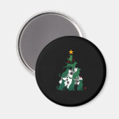 Hunde Weihnachtsbaum-Shirt - Hundeblijn (2) Magnet (Vorderseite/Rückseite)