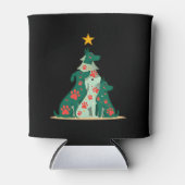 Hunde Weihnachtsbaum-Shirt - Hundeblijn (3) Dosenkühler (Vorderseite)