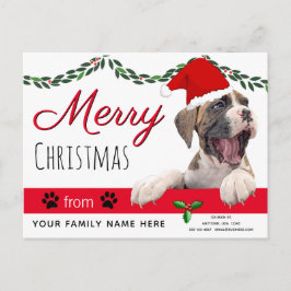 Hunde-Weihnachtskarten - Von den Hundeflignen Weih Postkarte