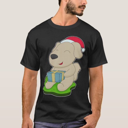 Hunde Weihnachtspaket T-Shirt (Vorderseite)
