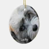 Hunde Weihnachtsschmuck mit Ihrem individuellen Fo (Rechts)