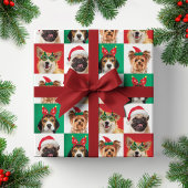 Hunde Weihnachtswrapping Paper Sheets Geschenkpapier Set