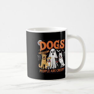 Hunde, weil die Leute gruselig lustige Halloween-H Kaffeetasse