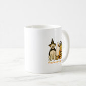Hunde, weil die Menschen sind gruselig Geist Hexen Kaffeetasse (VorderseiteRechts)