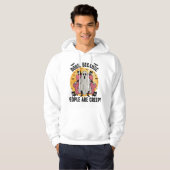 Hunde, weil Menschen unheimlich sind Hoodie (Vorne ganz)