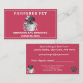 Hunde Wellness-Center-Berufungskarte Terminkarte (Vorne/Hinten)