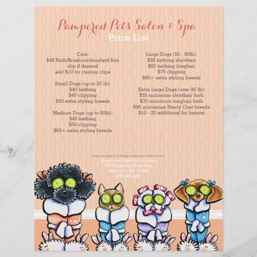 Hunde Wellness-Center Hunde Katzen Robes Peach Pre Flyer (Vorne)