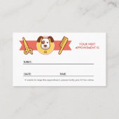 Hunde Wellness-Center Salon - Terminkarte (Rückseite)