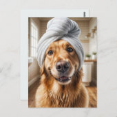 Hunde-Wellness-Center wachsen Postkarte (Vorne/Hinten)