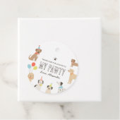Hunde Welpe Geburtstagsparty Geschenkanhänger (Beispiel)