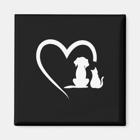 Hunde Welpen und Ba1 Magnet (Vorne)