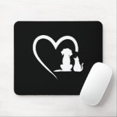 Hunde Welpen und Ba1 Mousepad (Mit Mouse)