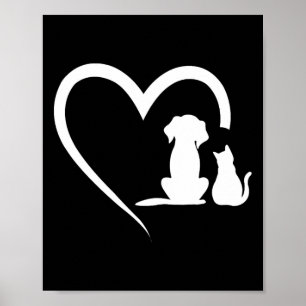 Hunde Welpen und Ba1 Poster